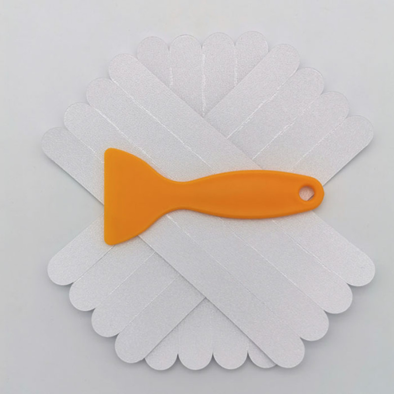 AntiSlip 2x20cm Bath Safety Adhesive 12 Treads Non-Slip Traction to Tubs Showers Pools Boats Stairs Steps Domestic Kitchen and More